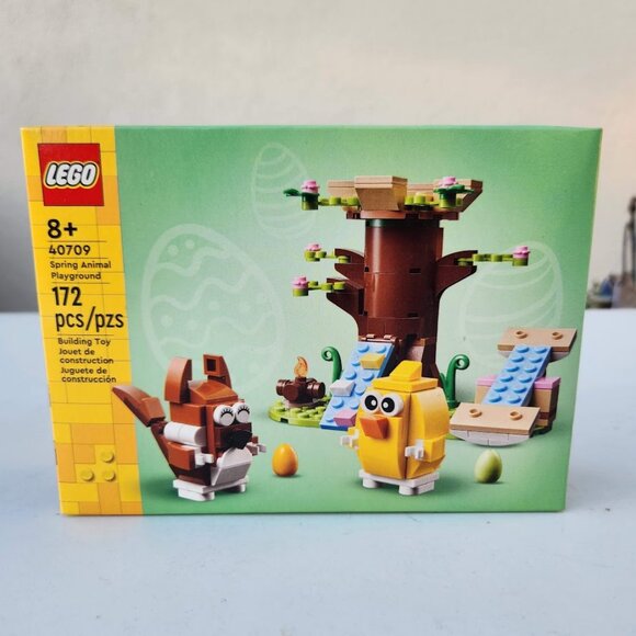 New LEGO Spring Animal Playground Building Toy Set Squirrel Chick Bird 40709 Fig - Picture 1 of 9